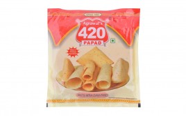 Agrawal's 420 Khatta Mitta Chana Papad   Pack  100 grams